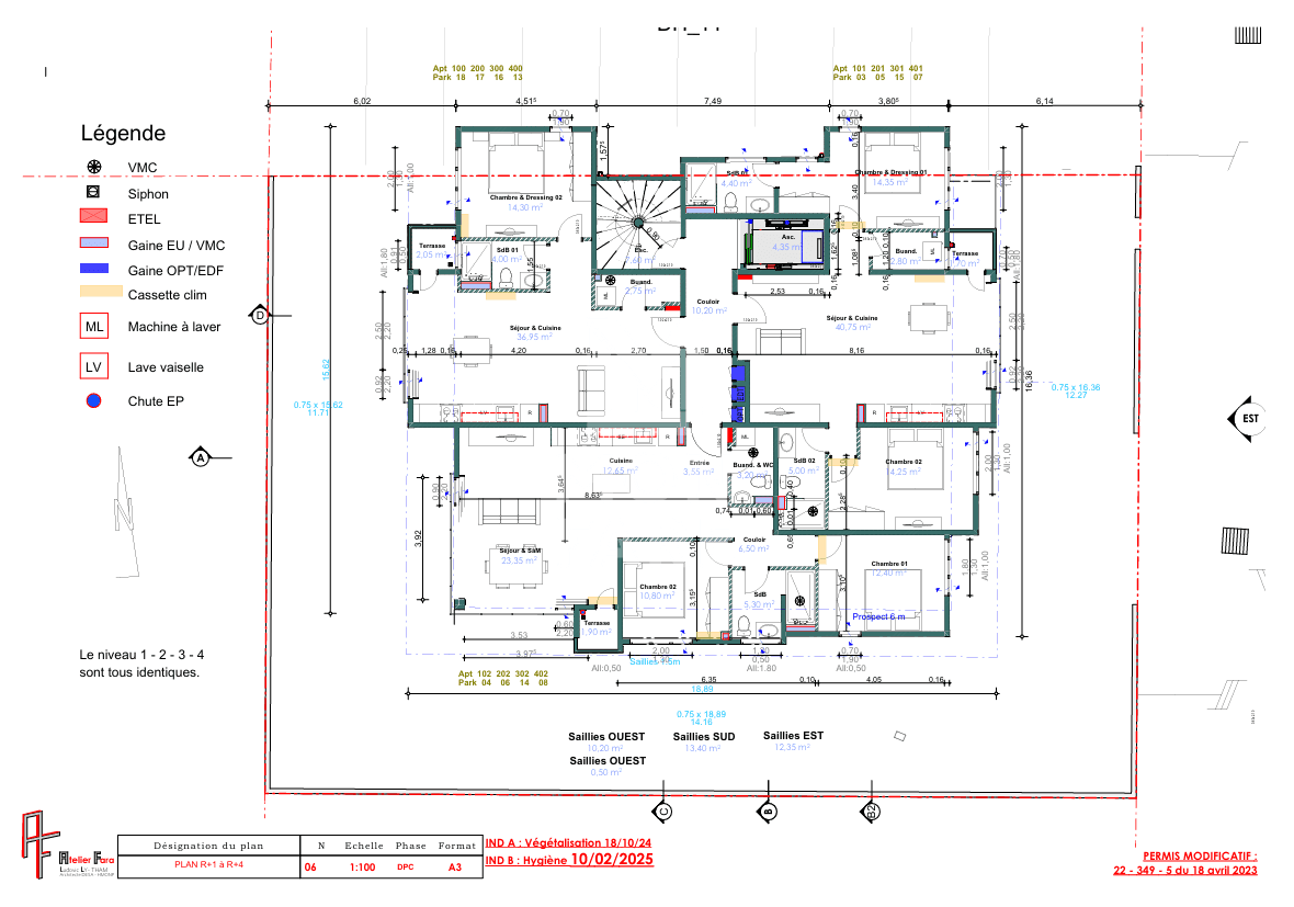 PAPEETE – 5 APPARTEMENTS NEUFS MEUBLÉS (F2 et F3) + PARKINGS - Image 4