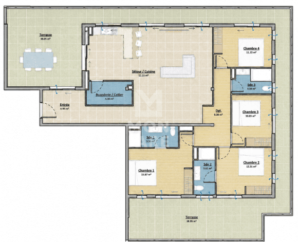 PUNAAUIA FACE AU LAGON - T5 de 223 M² AVEC VUES MER ET MONTAGNE - Image 14
