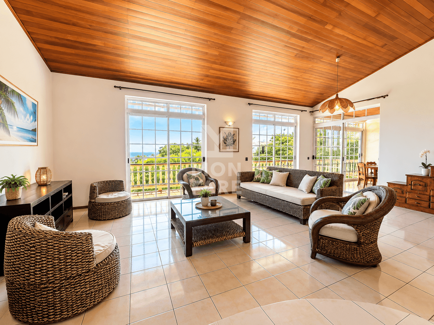 PAMATAI – Magnifique Maison F6 de 250m2 avec Piscine et Vue Mer - Image 4