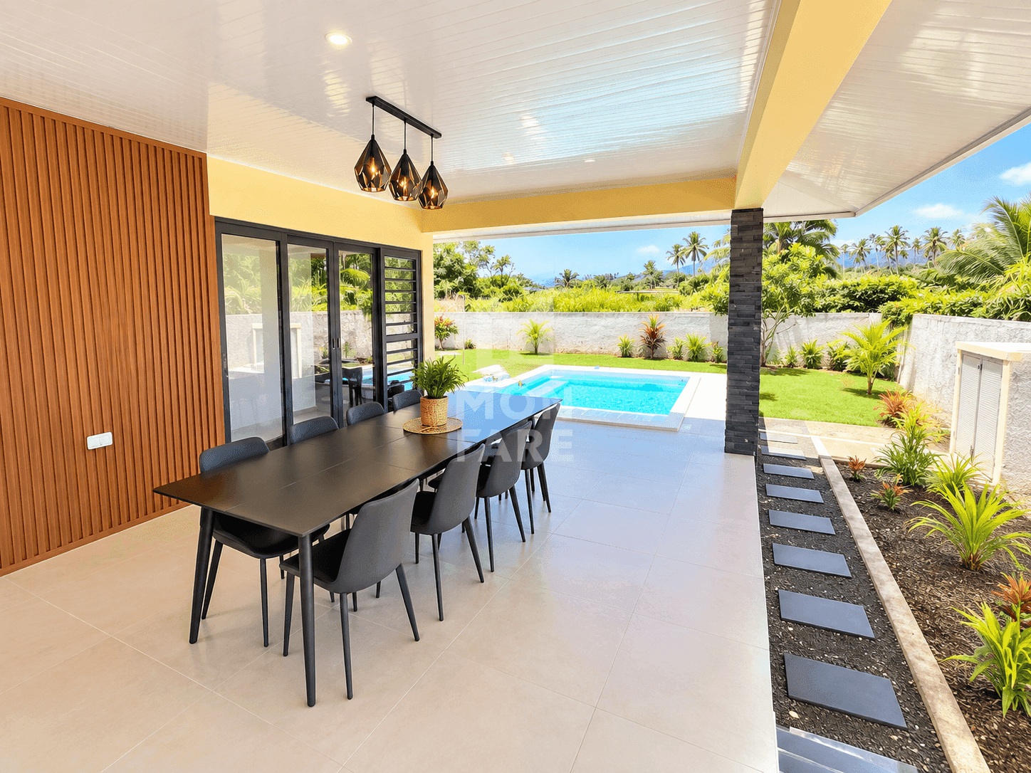AFAAHITI - MAISON F4 NEUVE - MEUBLEE - AVEC PISCINE - Image 2