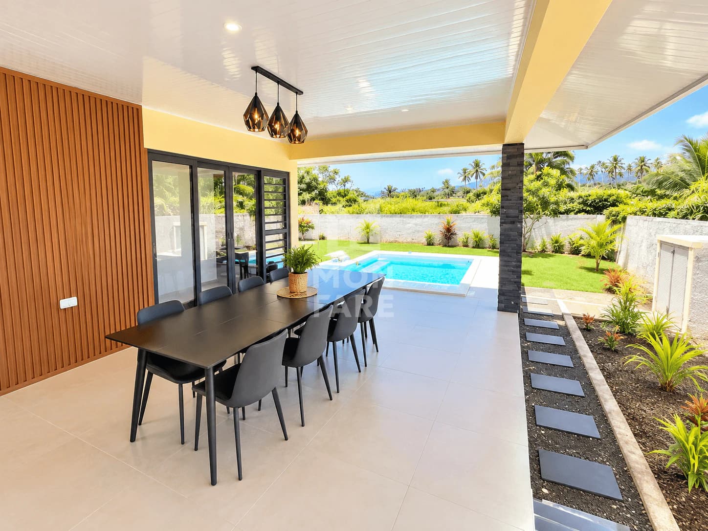 AFAAHITI - MAISON F4 NEUVE - MEUBLEE - AVEC PISCINE - Image 1